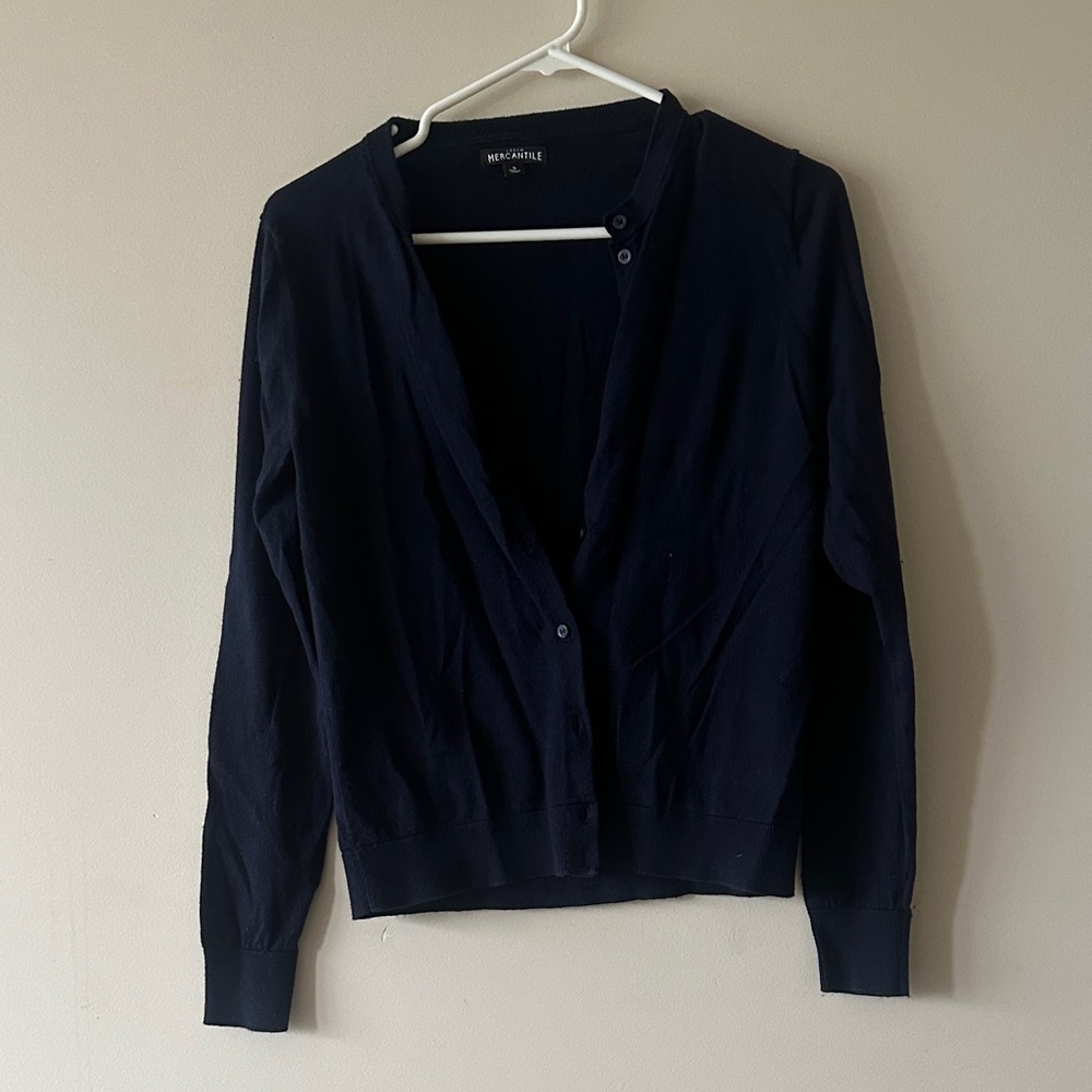 Navy Cardigan